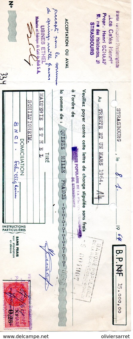 Fiscaux    1964 Strasbourg - Other & Unclassified