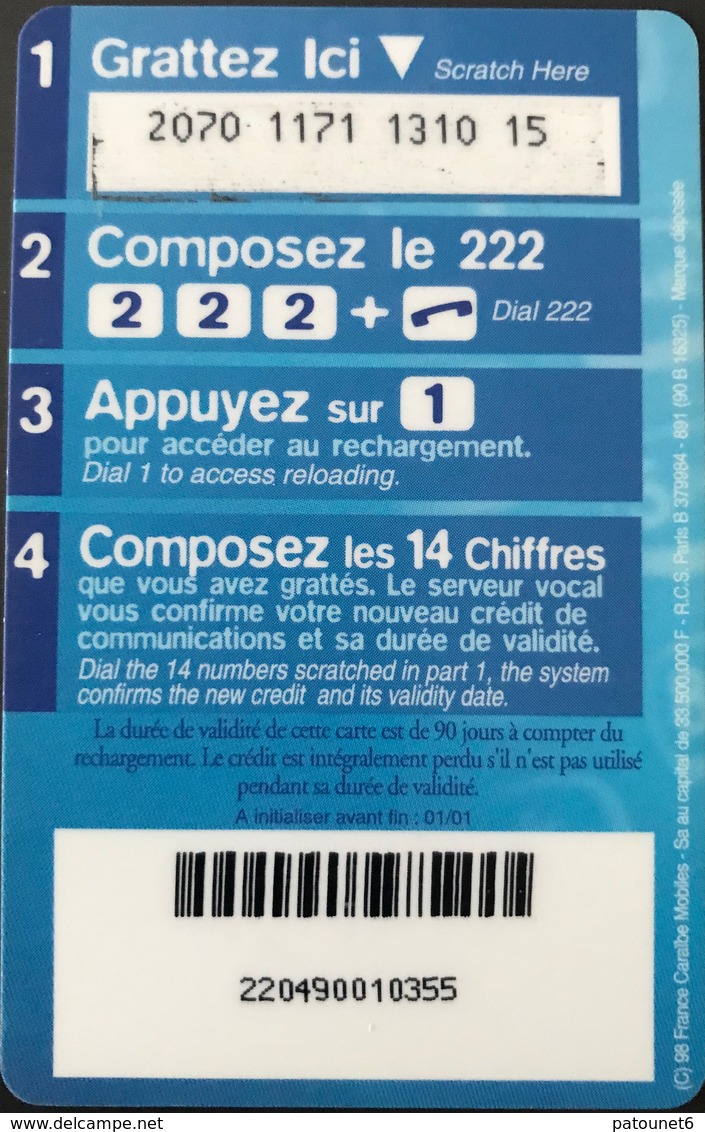 ANTILLES FRANCAISES - France Caraïbes Mobile - Orange - Ameris 150 - Antillen (Französische)