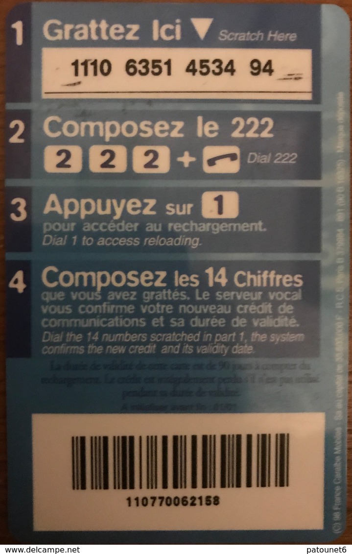 ANTILLES FRANCAISES - France Caraïbes Mobile - Orange - Ameris 150 - Antillen (Französische)