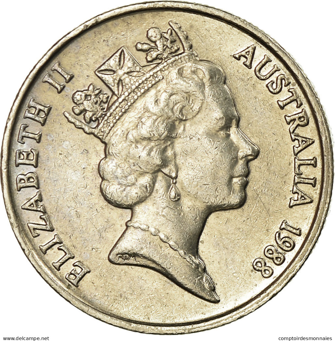 Monnaie, Australie, Elizabeth II, 5 Cents, 1988, Melbourne, TTB, Copper-nickel - Victoria