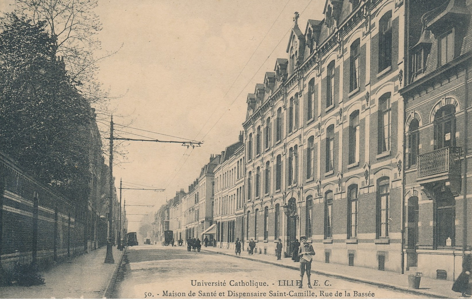 Lille Catho EC 50Maison De Santé Et Dispensaire Sainte Camille Rue De La Bassée  Peu Courant état Neuf - Lille