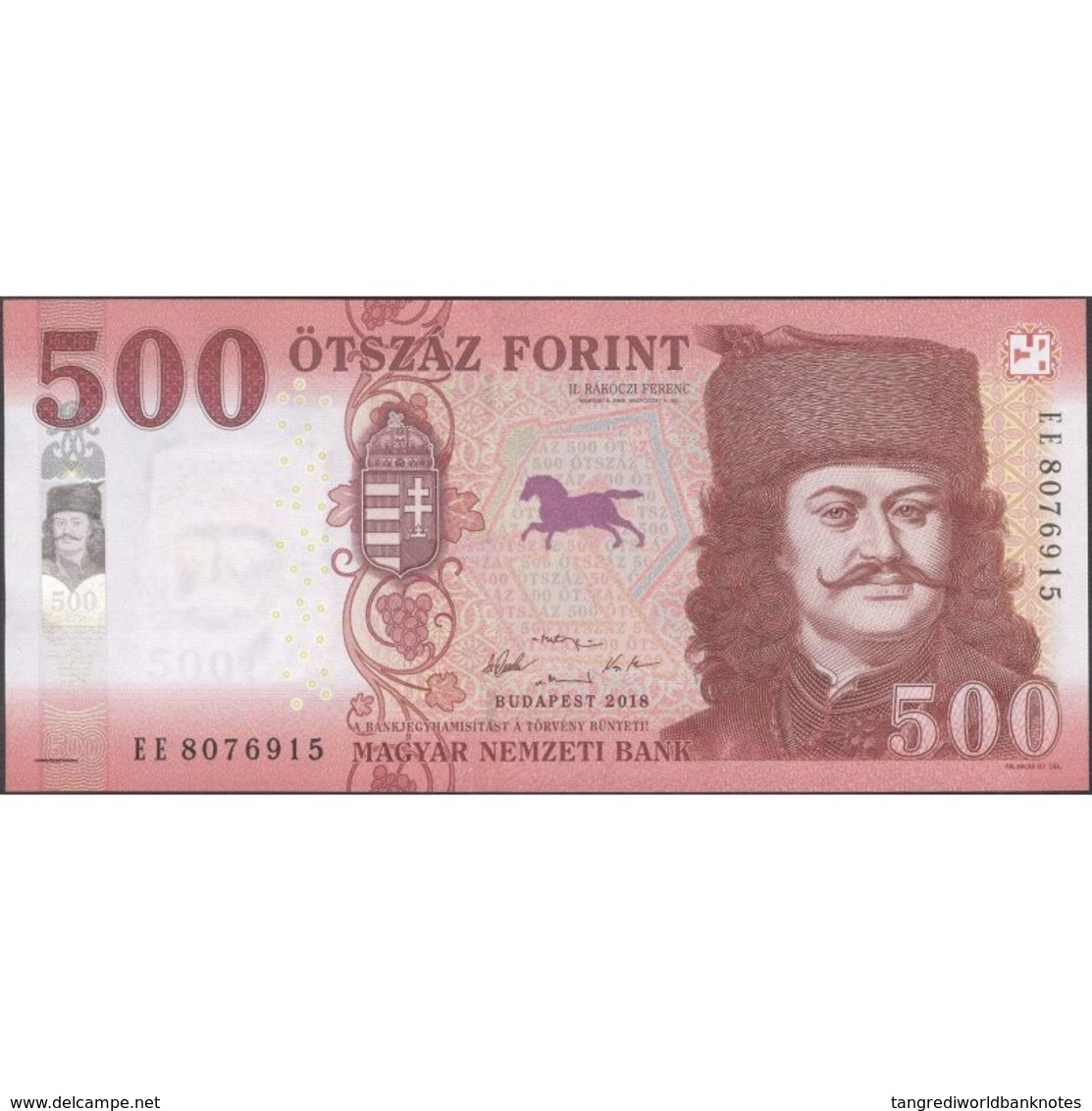 TWN - HUNGARY 202a - 500 Forint 2018 (2019) Prefix EE UNC - Ungheria