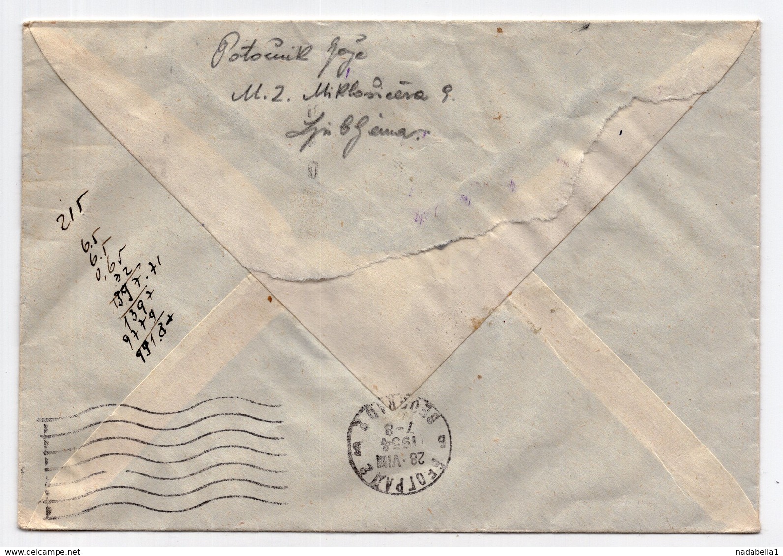 1954 YUGOSLAVIA,SLOVENIA,LJUBLJANA,FLAM:STEYER IN COMBAT,EVERYONE ON GUARD,STATIONERY COVER - Postal Stationery