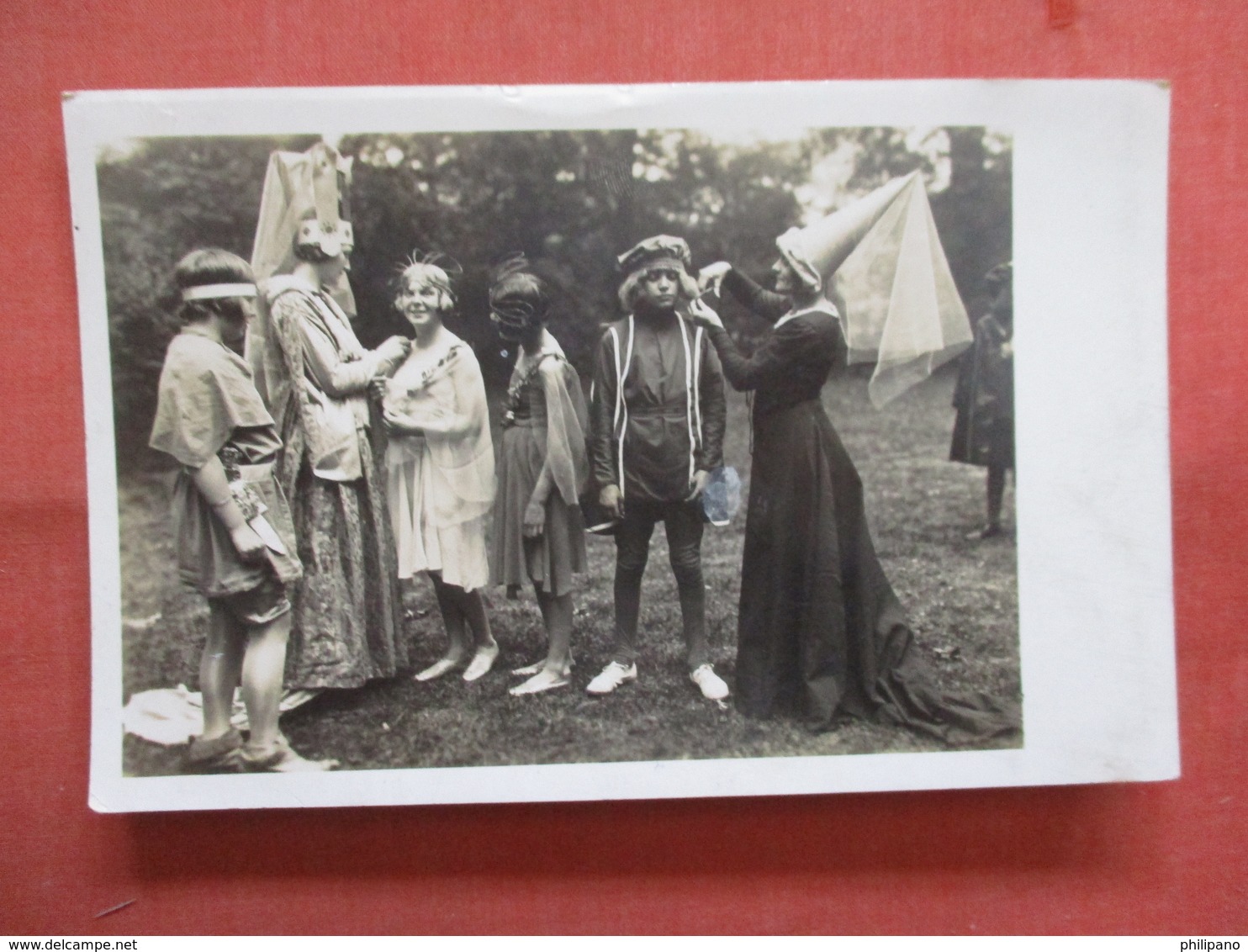 RPPC  Different Costumes    Ref 3839 - To Identify