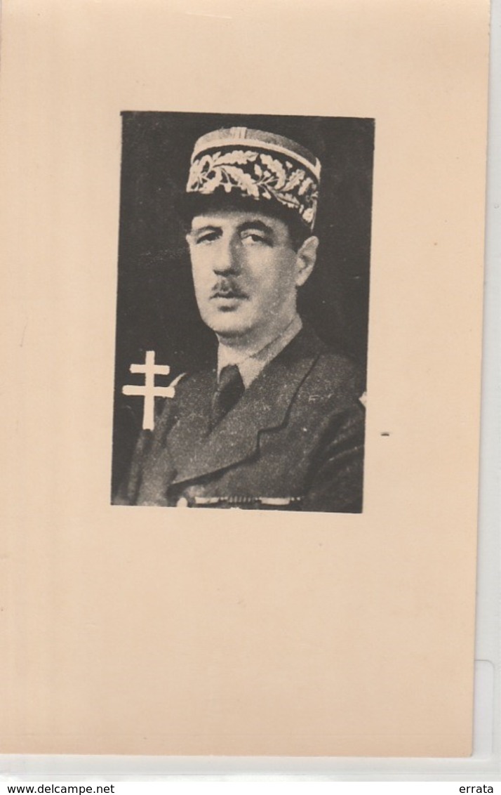 G.DE GAULLE - War 1939-45