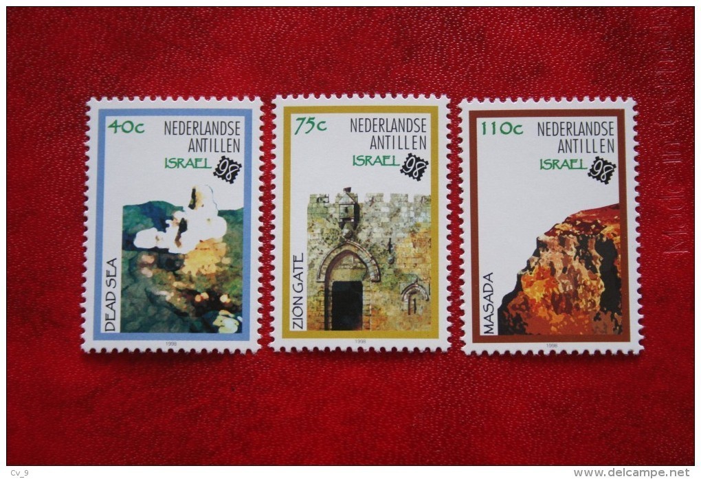 Israel 98 NVPH 1209-1211 1998 MNH POSTFRIS NEDERLANDSE ANTILLEN  NETHERLANDS ANTILLES - Curacao, Netherlands Antilles, Aruba