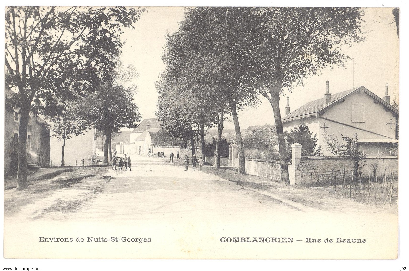 CPA 21 - Environs De Nuits-St-Georges - COMBLANCHIEN (Côte D'Or) -  Rue De Beaune - TBE - Other & Unclassified