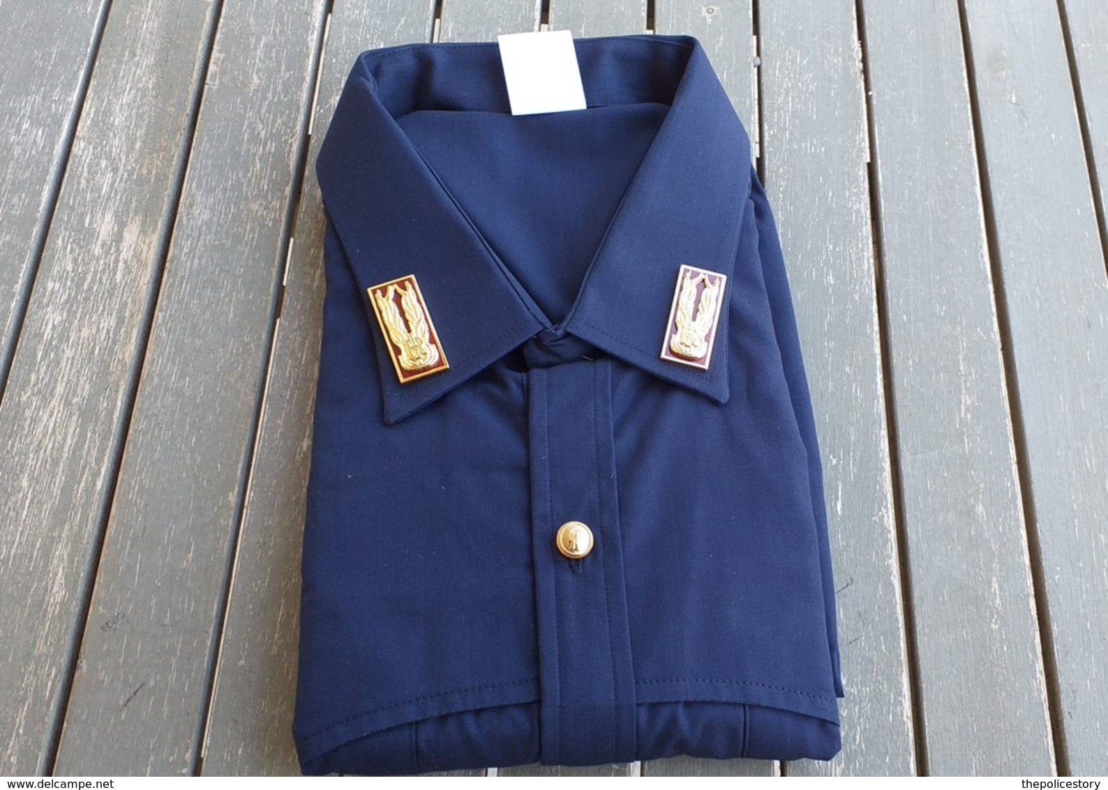 Camicia Blu Estiva P.S. Del 2002 Tg. 44 Nuova Imbustata - Policia