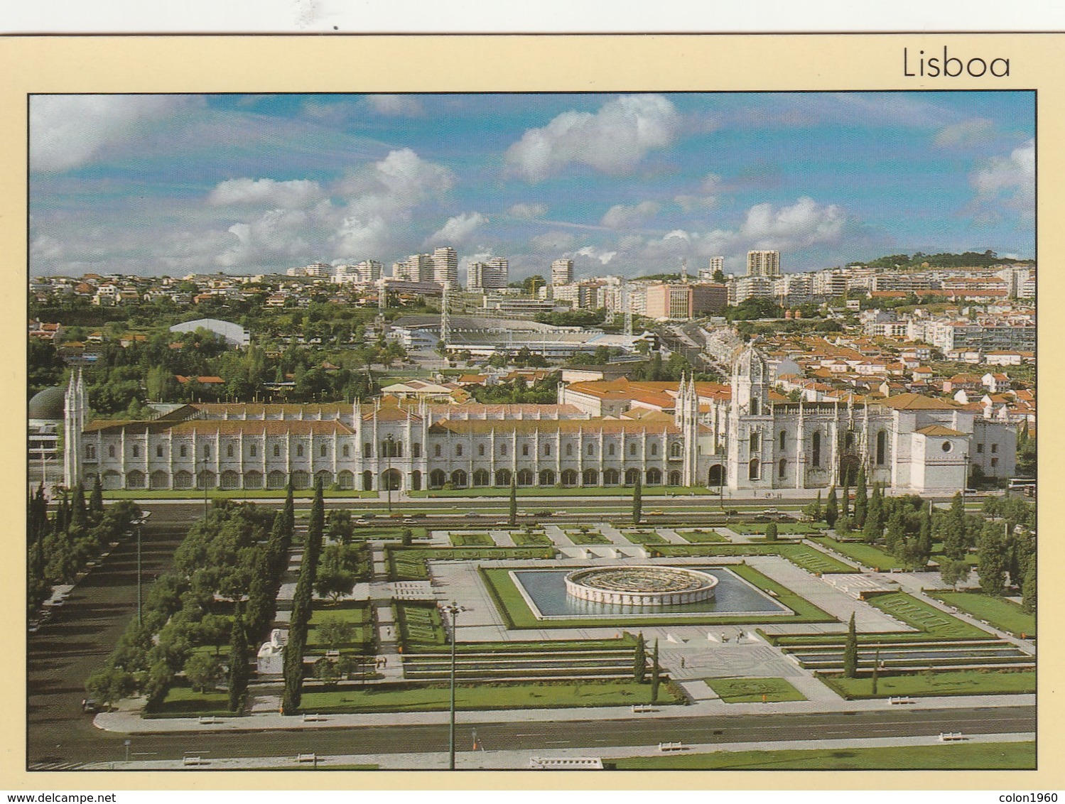 POSTAL DE PORTUGAL. LISBOA. JERÓNIMOS MONASTERY AND THE EMPIRE SQUARE. LX 23. (882). - Lisboa