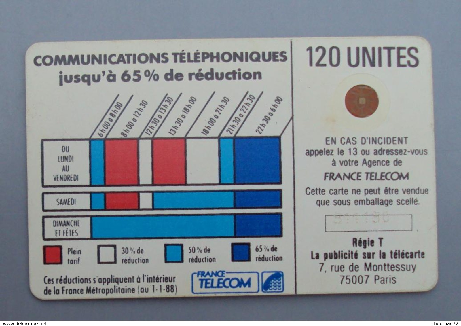 053, Carte Cordon - 120U SC4ob - Cordons'