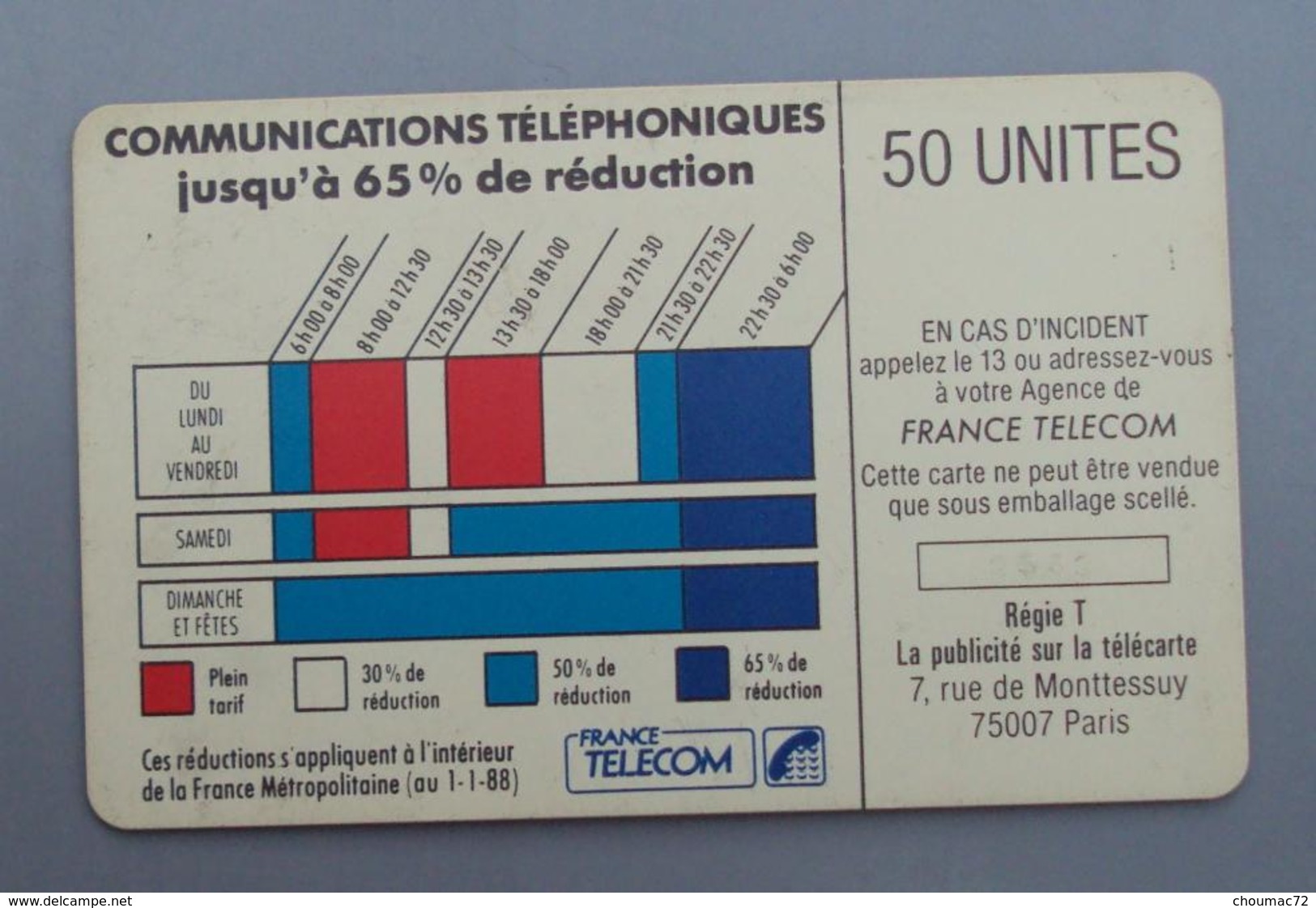 057, Carte Cordon - 50U GEM - Telefonschnur (Cordon)