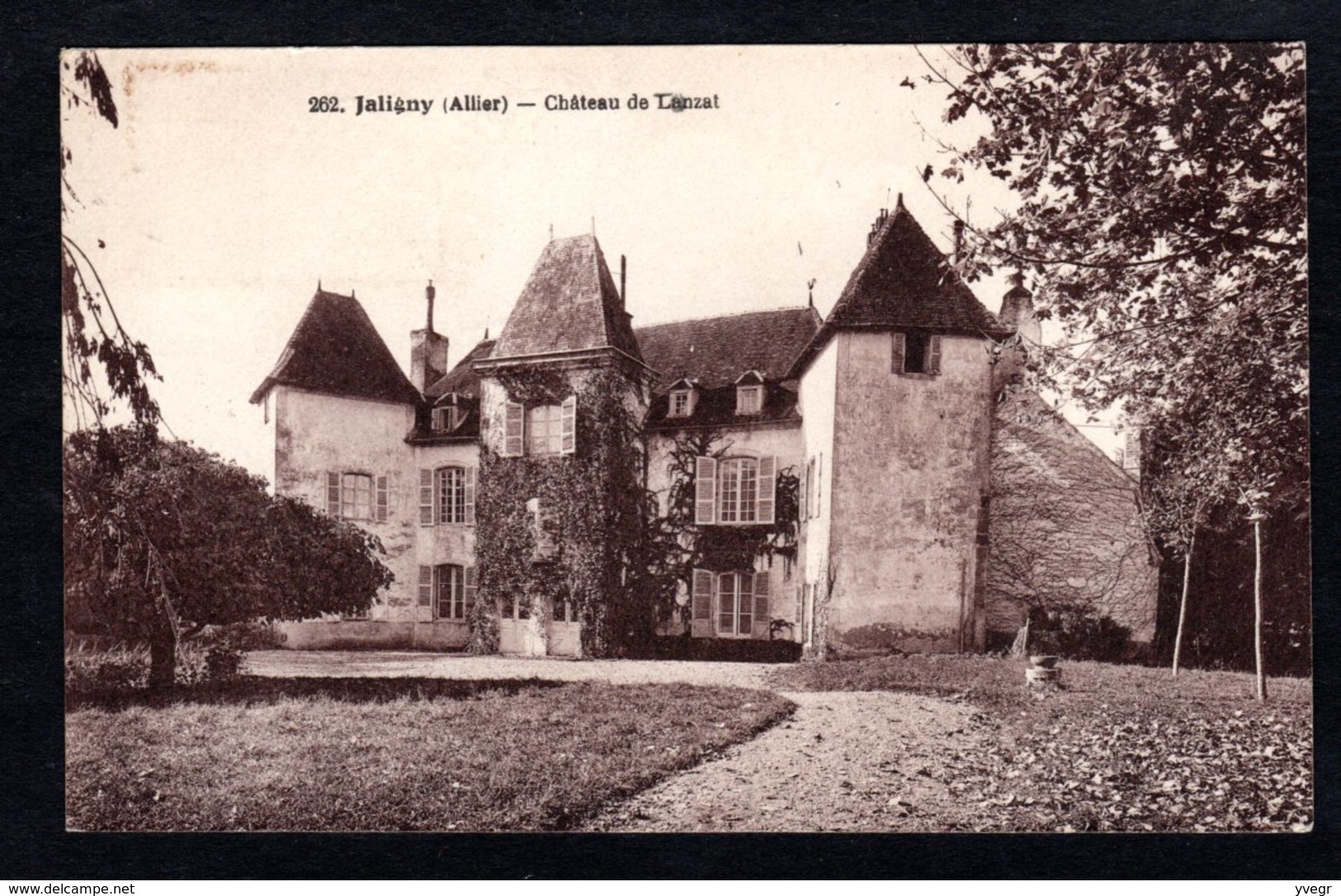 - RARE - JALIGNY (Allier)  262 - Château De Lanzat - Bourbon L'Archambault