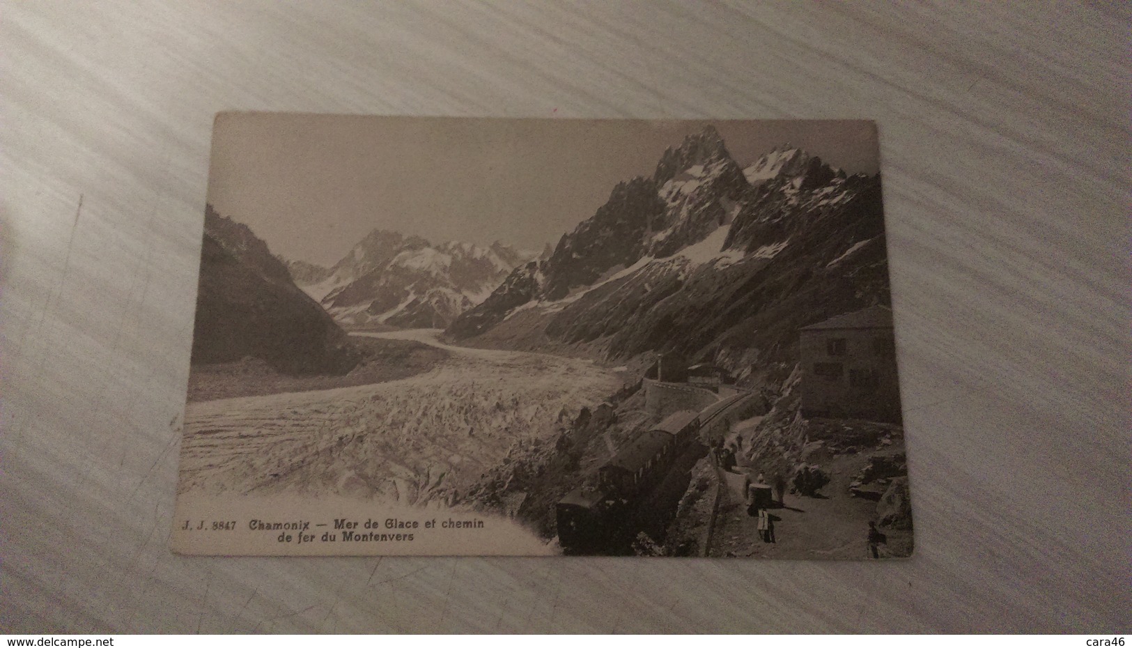 CPA - 8847. Chamonix - Mer De Glace Et Chemin De Fer De Montenvers - Chamonix-Mont-Blanc