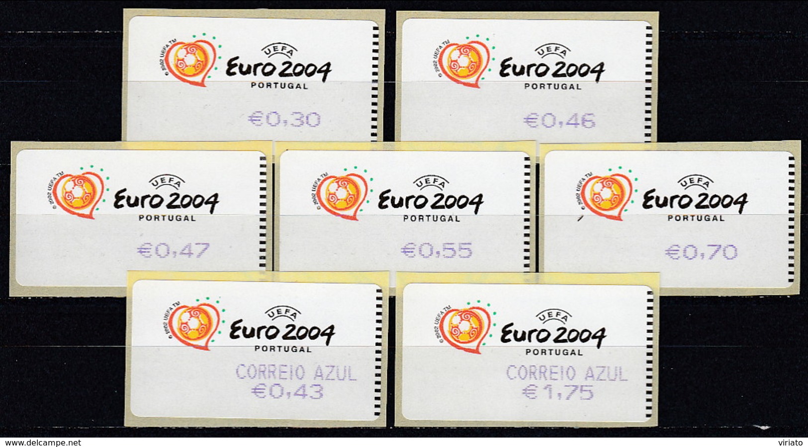 ET082 - Euro 2004 SMD - Cat. 25B - Etiquetas De 2003 - Vignette [ATM]