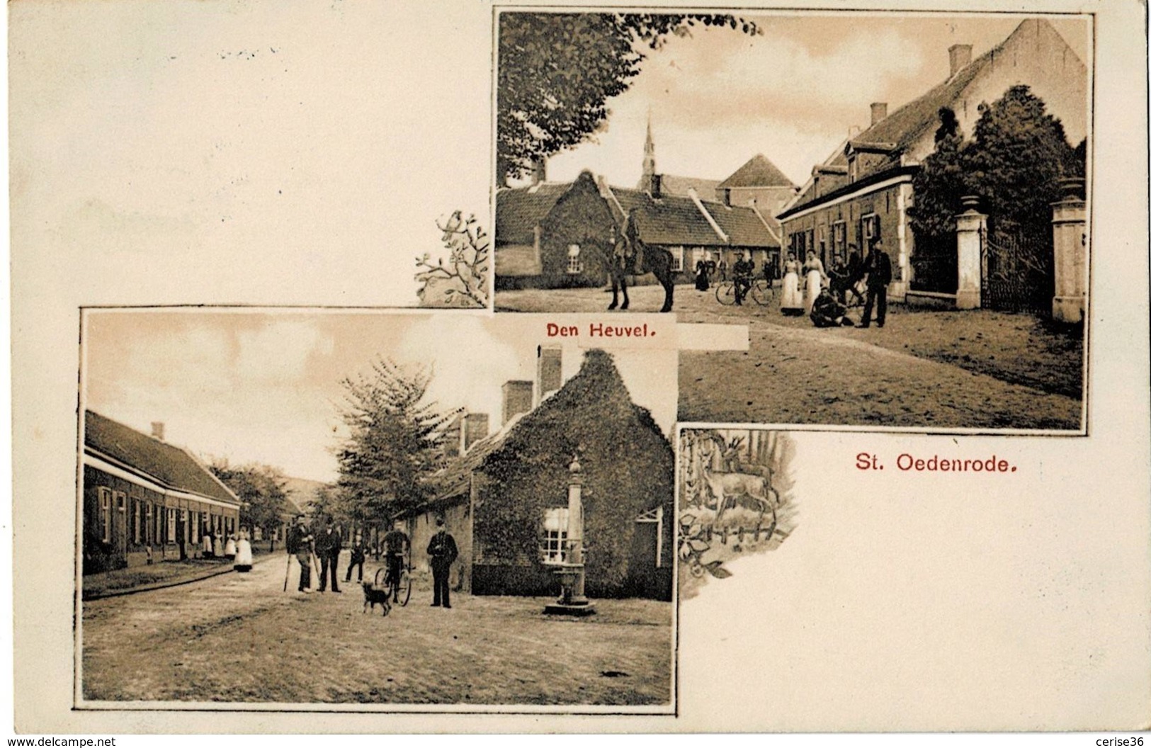 St-Oedenrode Den Heuvel Circulée En 1907 - Autres & Non Classés