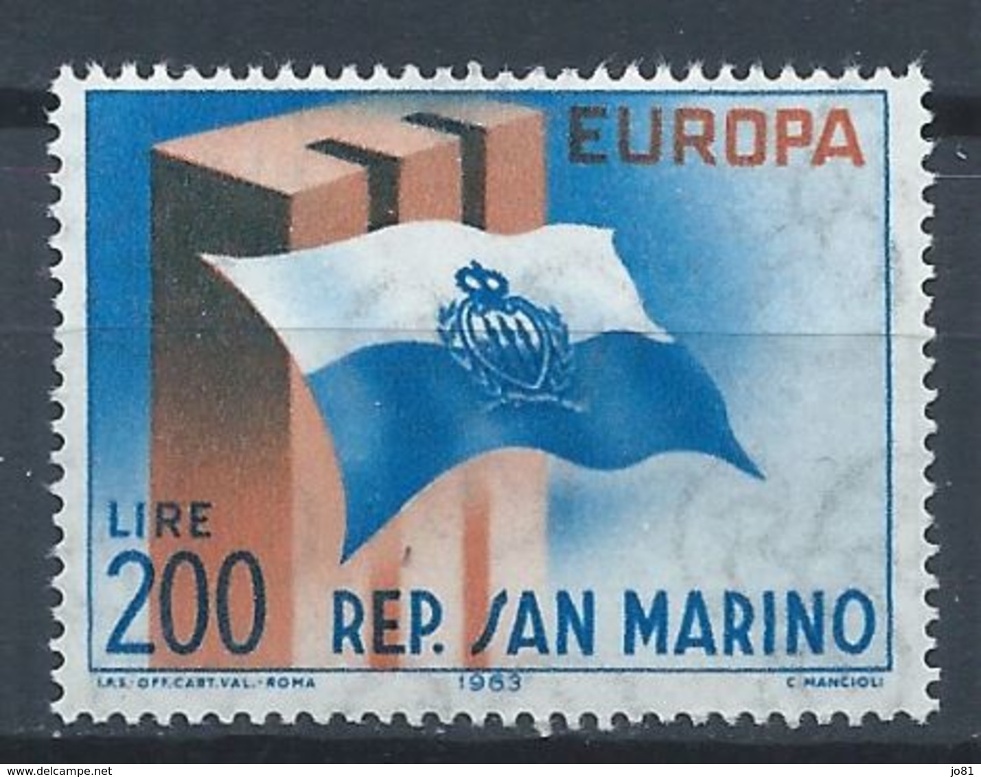 Saint-Marin YT 604 XX / MNH Europa 1963 - Neufs