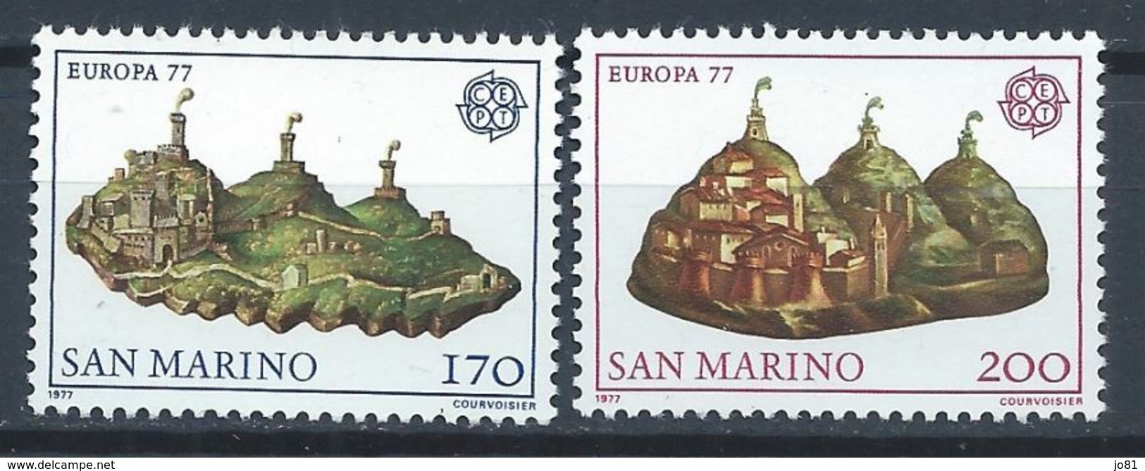 Saint-Marin YT 933-934 XX / MNH Europa 1977 - Neufs