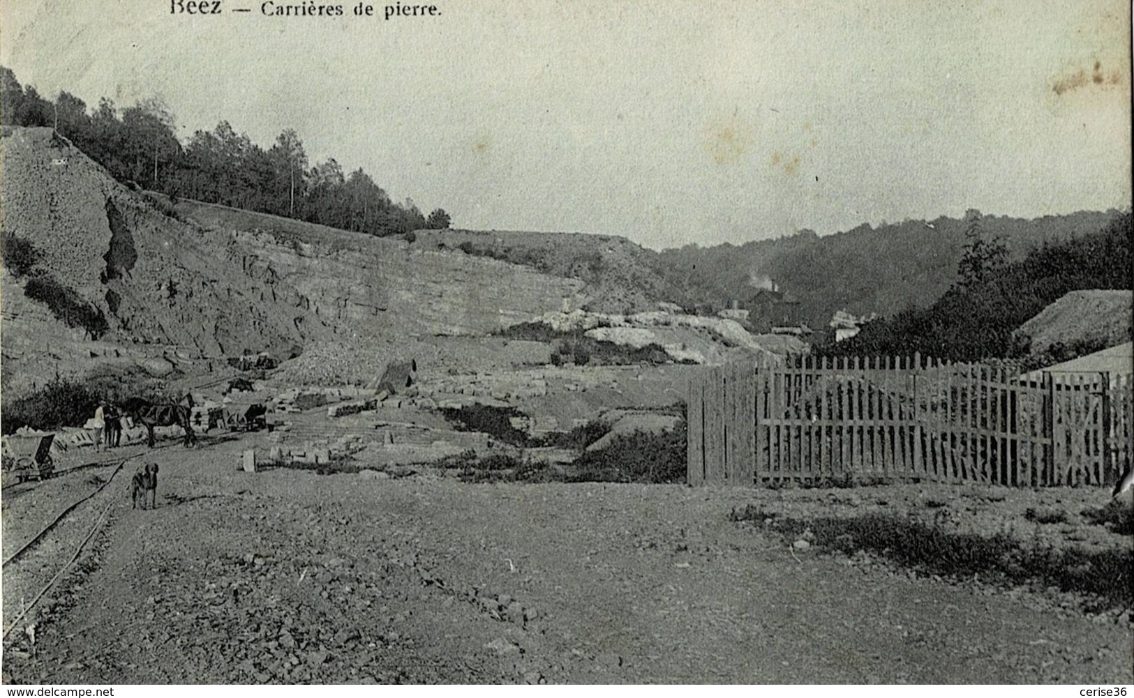 Beez Carrières De Pierre Circulée En 1908 - Sonstige & Ohne Zuordnung