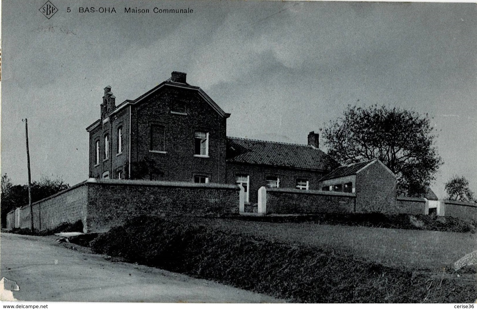 Bas-Oha Maison Communale Ed. S.B.P. Circulée En 1911 - Wanze