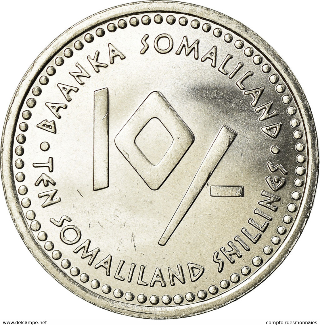 Monnaie, Somaliland, 10 Shillings, 2006, SUP, Stainless Steel, KM:8 - Somalia