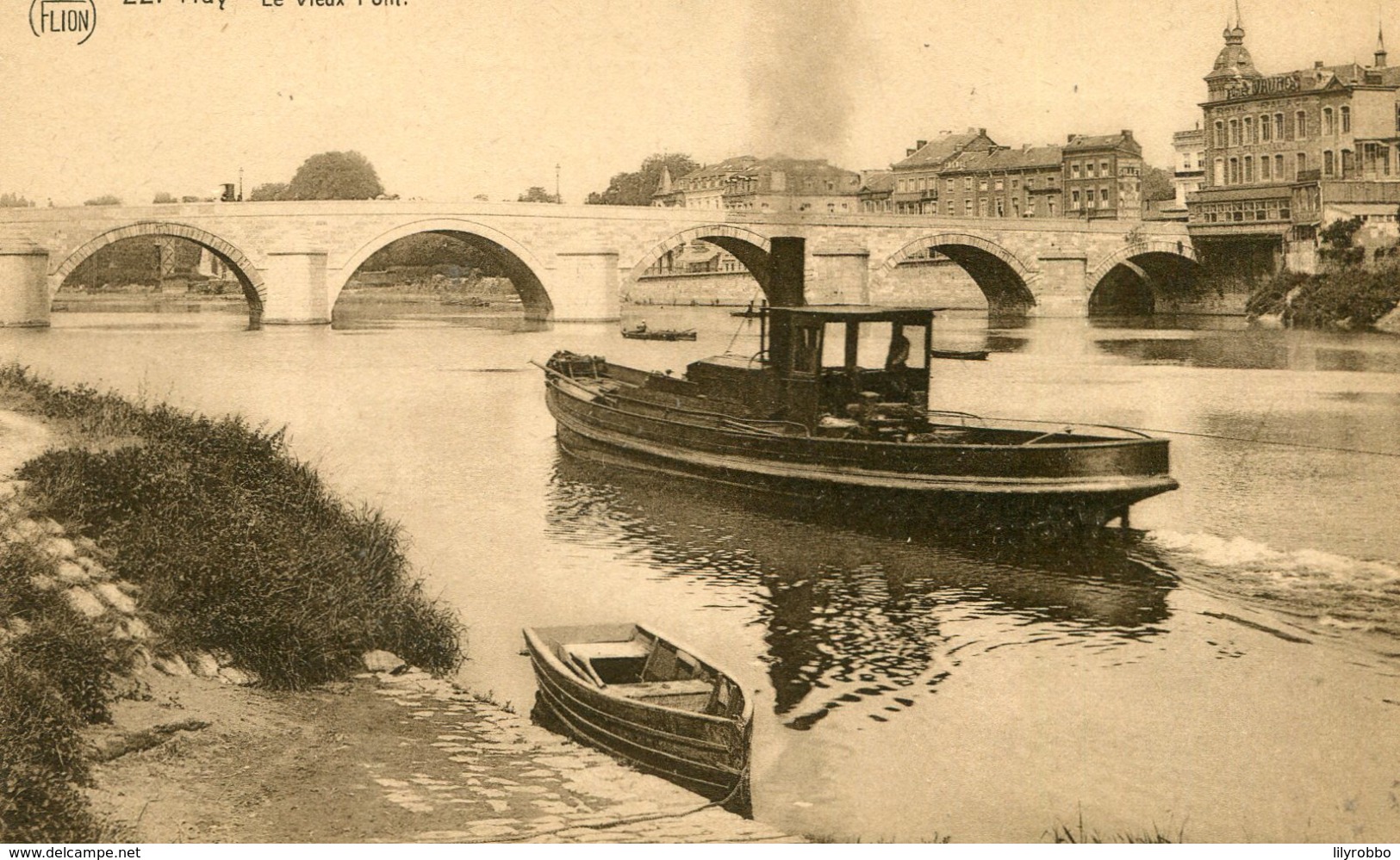 BELGIUM -  Huy - Le Vieux Pont - VG Tug Etc - Huy