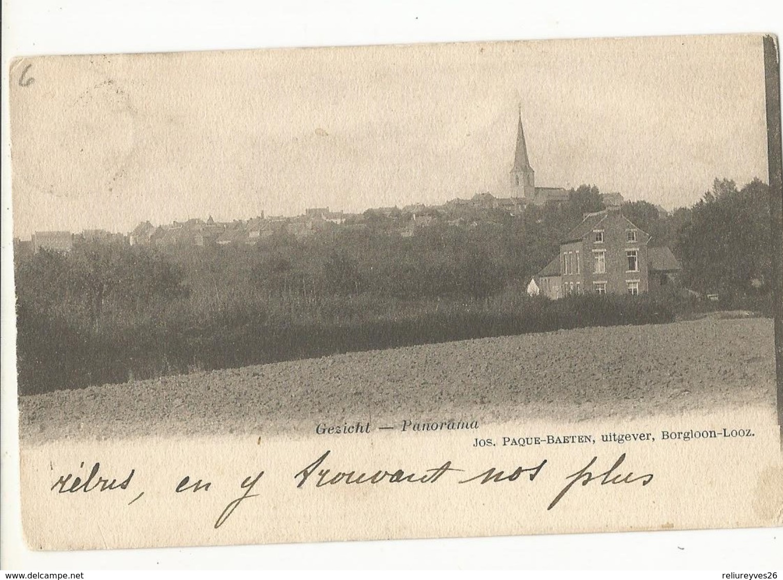 CPA - Précurseur, Hollande , N° 1 ,Gezicht , Panorama ,Ed. Jos. Paque, Looz , Dos Simple,1902 - Rotterdam