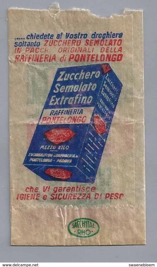 Suikerzakje.- RAFFINERIA PONTELONGO. Suiker Sucre Zucchero Zucker Sugar - Suiker