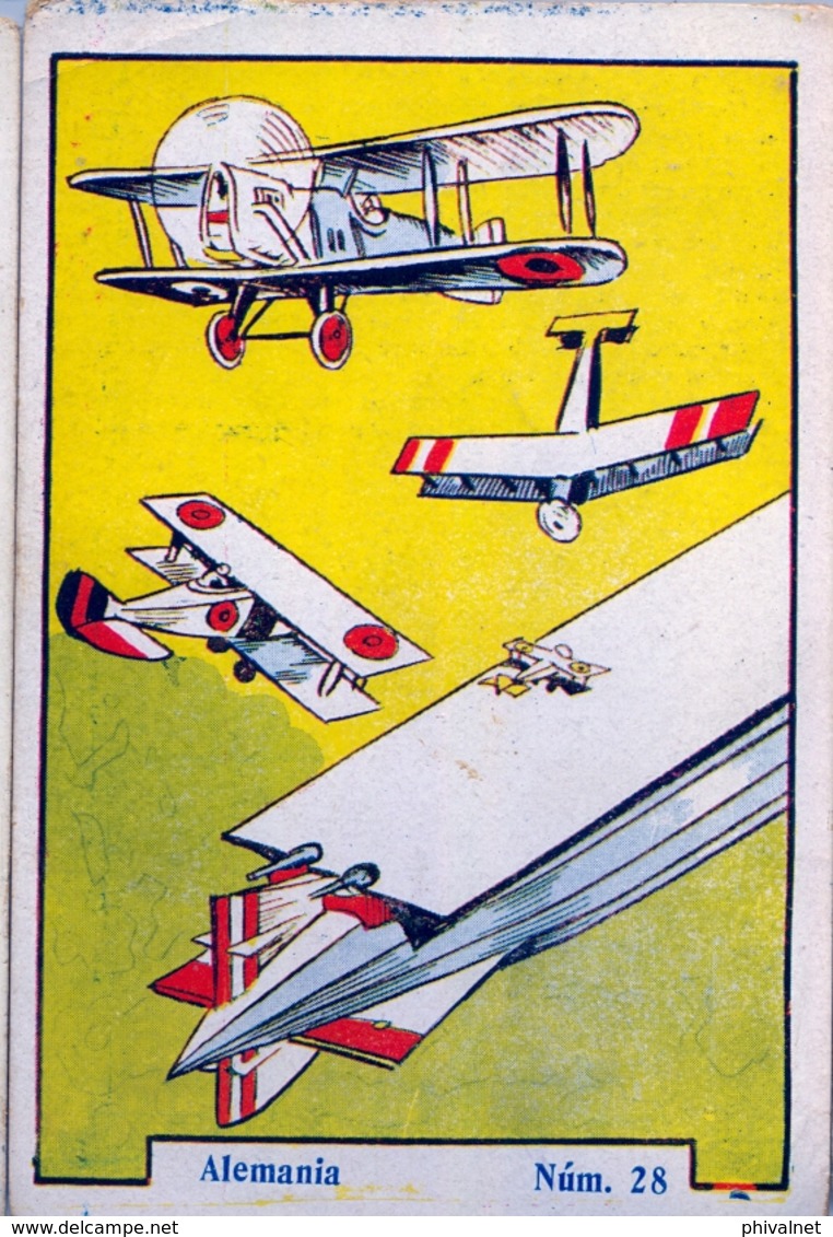 CROMOS ANTIGUOS , AVIADORES , PIONEROS DE LA AVIACIÓN , AVIONES, ALEMANIA - DIRIGIBLE PORTA AVIONES - Otros & Sin Clasificación