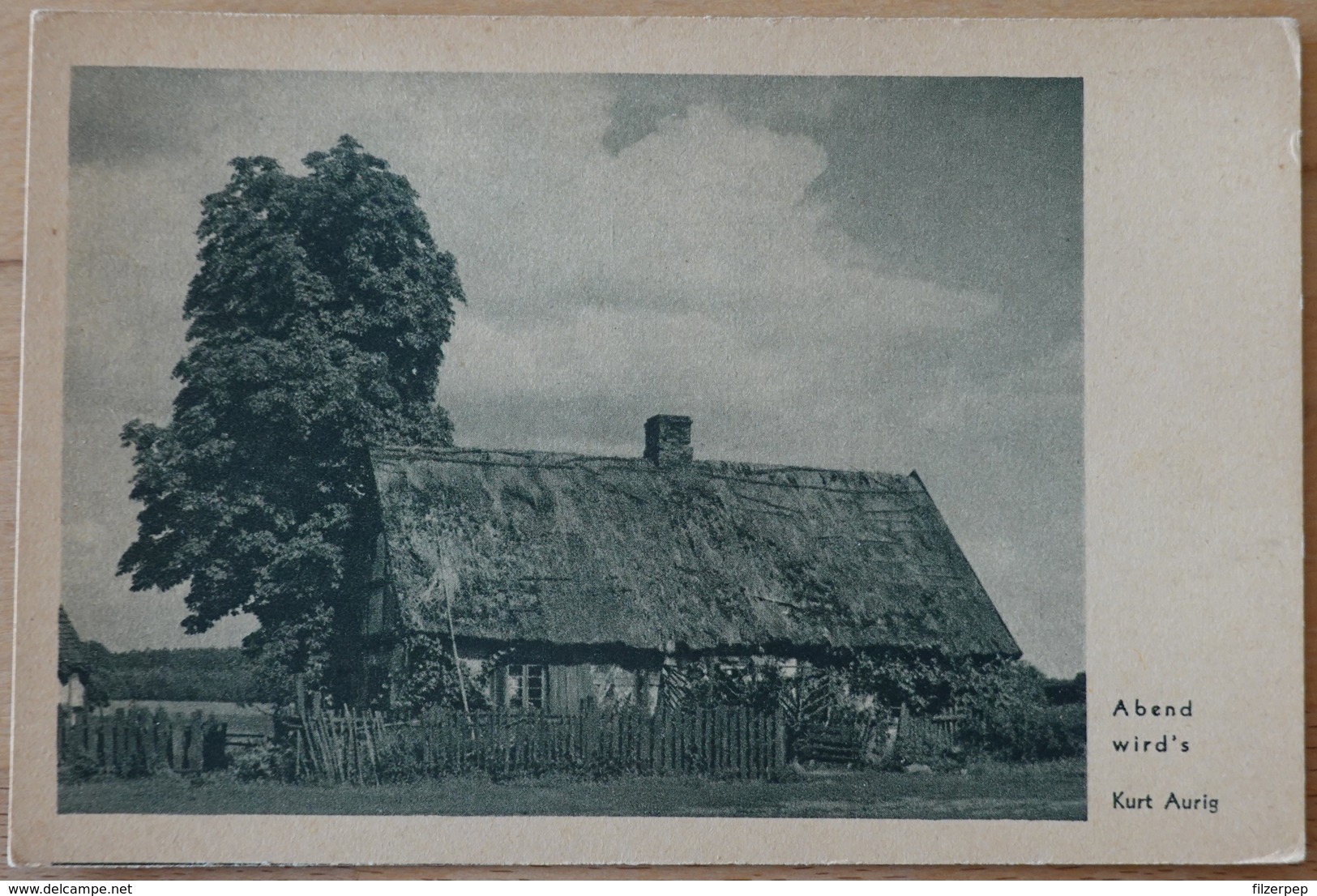 Abend Wird's Kurt Aurig Schöne Welt Bauernhaus Verlag Walter Flechsig Dresden - Malerei & Gemälde