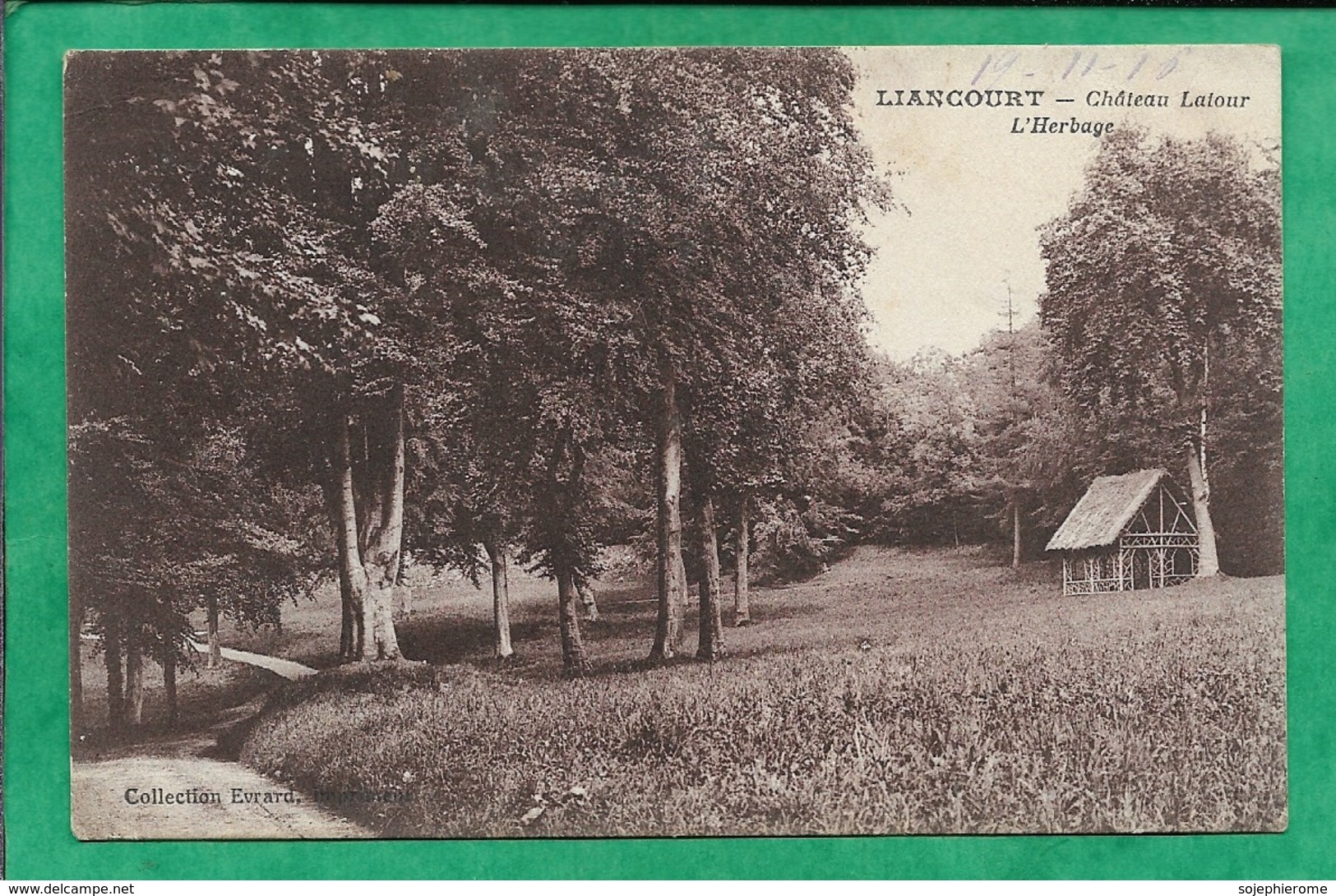 Liancourt (60) Château Latour L'Herbage 2scans - Liancourt