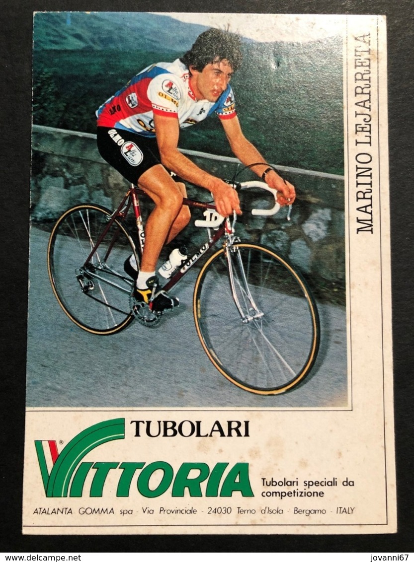 Carte / Card - Vittoria - Marino Lejaretta -  Cyclists - Cyclisme - Ciclismo -wielrennen - Wielrennen