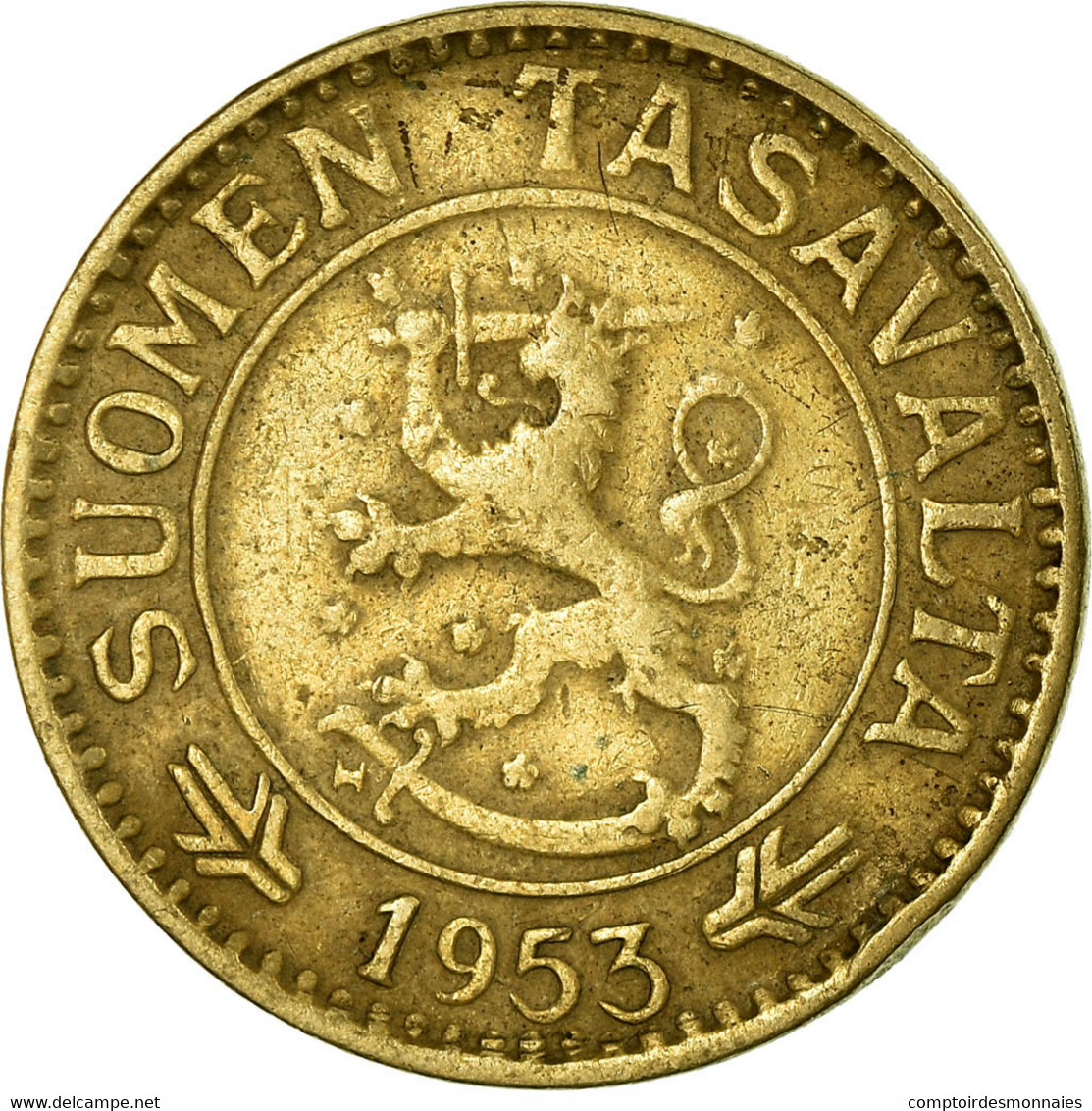 Monnaie, Finlande, 10 Markkaa, 1953, TB+, Aluminum-Bronze, KM:38 - Finlande