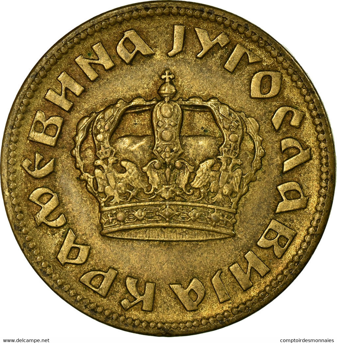 Monnaie, Yougoslavie, Petar II, 2 Dinara, 1938, TTB, Aluminum-Bronze, KM:20 - Yougoslavie