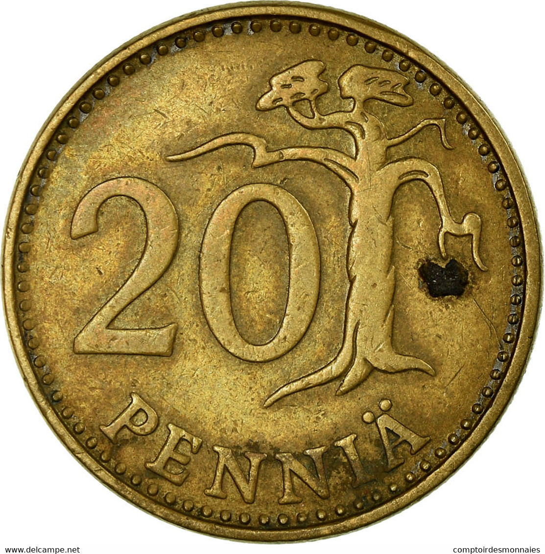 Monnaie, Finlande, 20 Pennia, 1963, TB, Aluminum-Bronze, KM:47 - Finlande