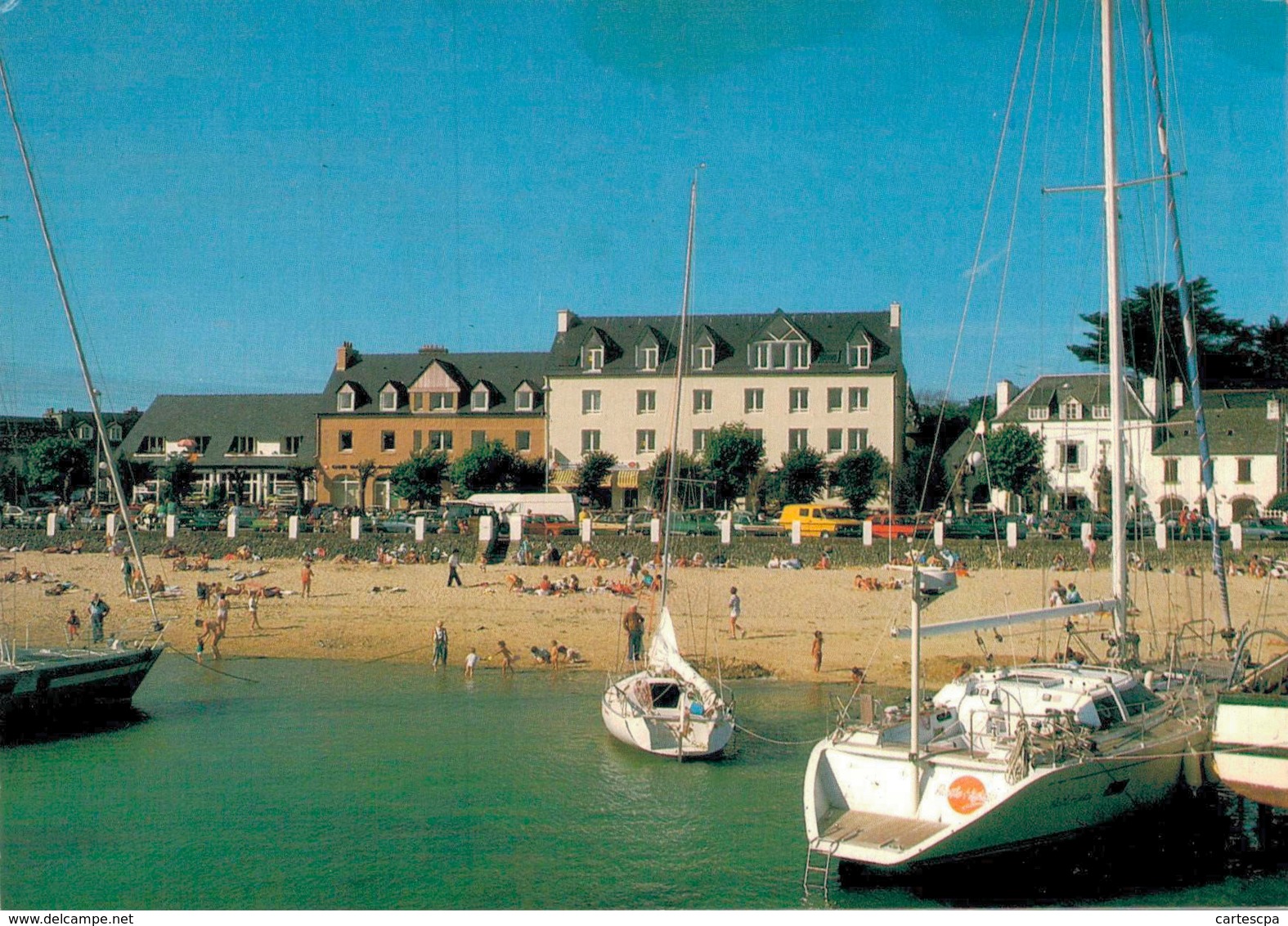 Locquirec La Plage Du Port         CPM Ou CPSM - Locquirec