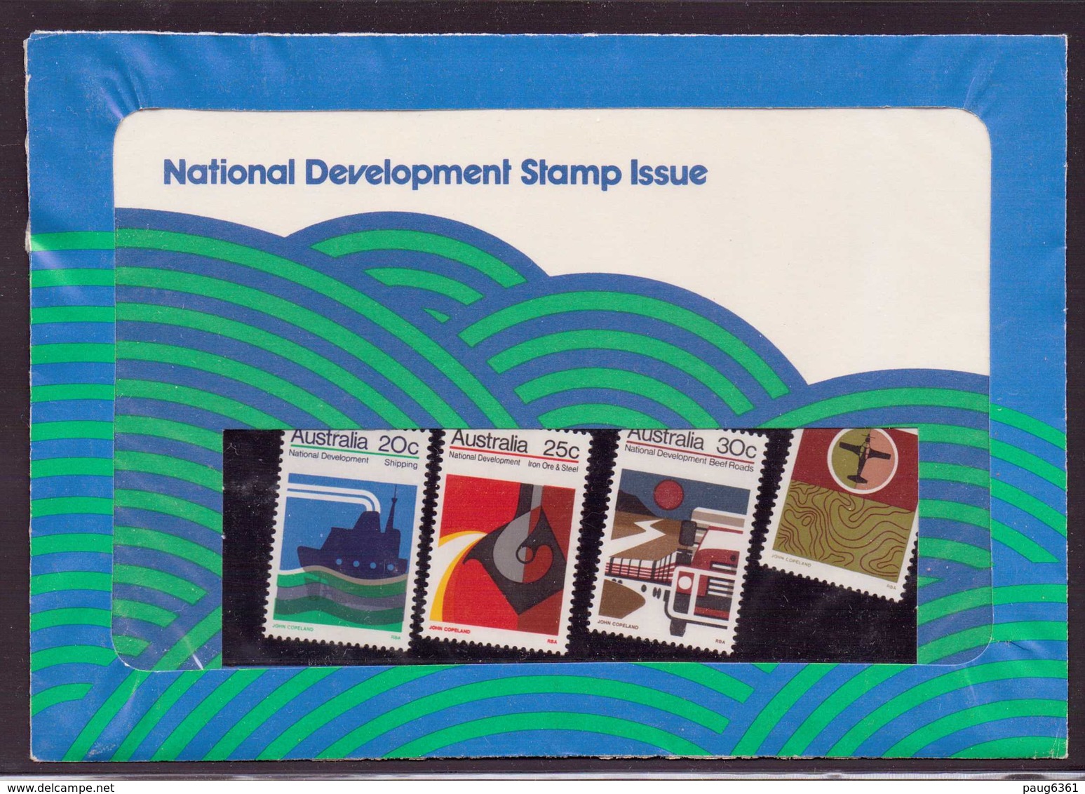 AUSTRALIE 1973 DEVELOPPEMENT PACK DE PRESENTATION  Yvert N°491/94  NEUF MNH** - Presentation Packs