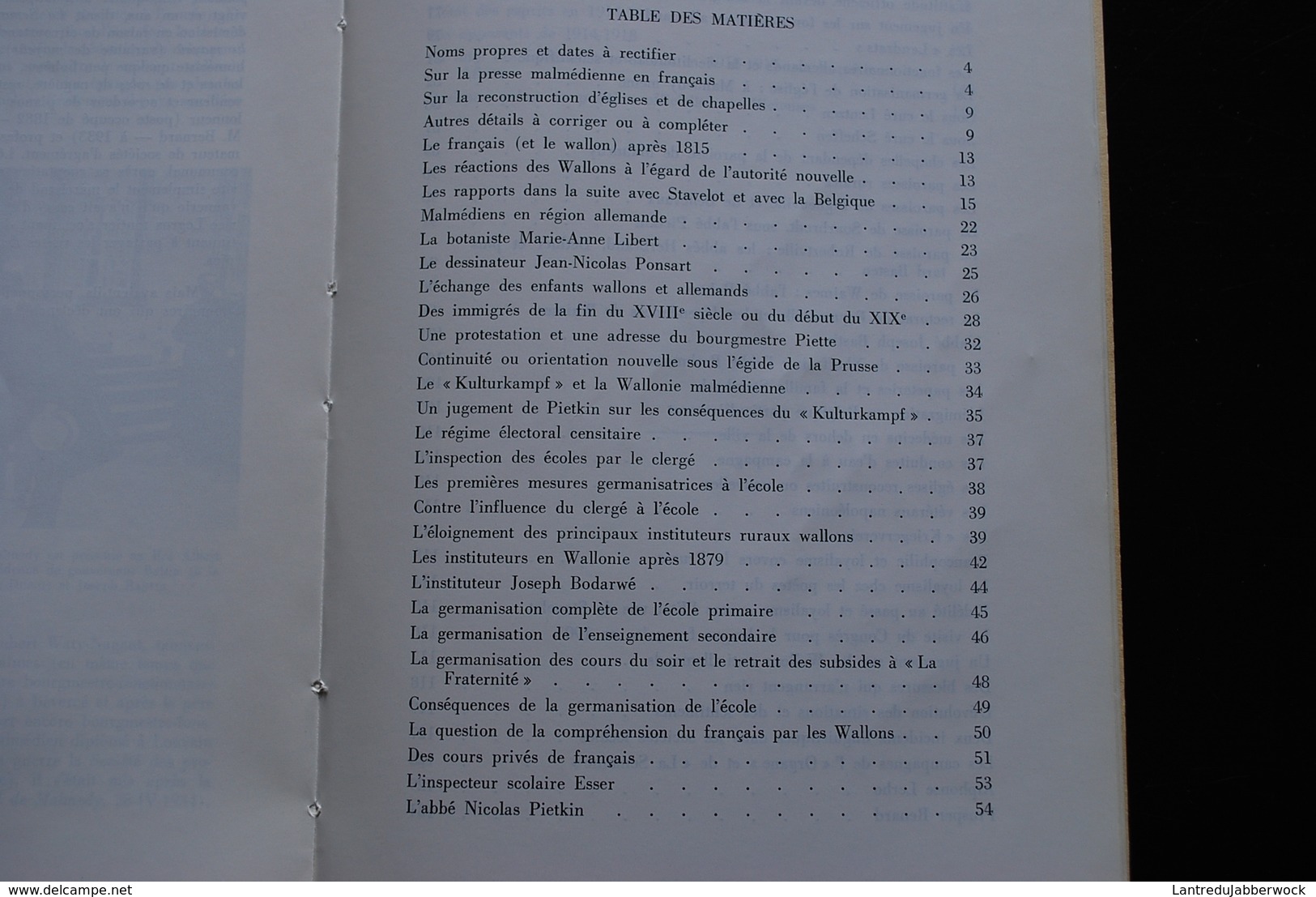 Elisée LEGROS La Wallonie Malmédienne Sous Le Régime Prussien Le Pays De Saint Remacle 13 Régionalisme Malmédy Stavelot - Belgique