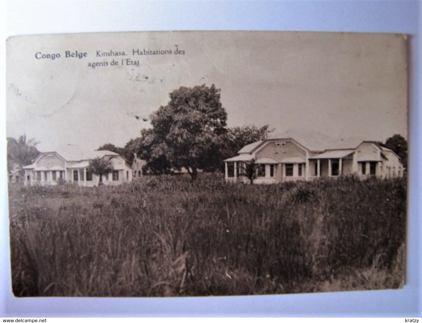 CONGO BELGE - KINSHASA - Habitations Des Agents De L'Etat - 1927 - Belgisch-Congo