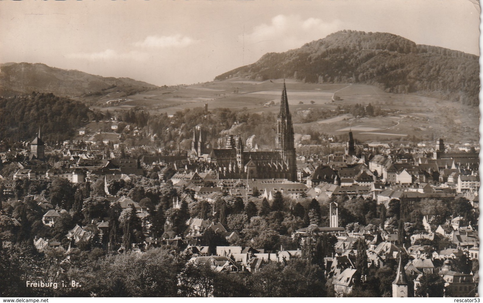 Rare Cpa  Freiburg I.Br Vue Générale - Freiburg I. Br.