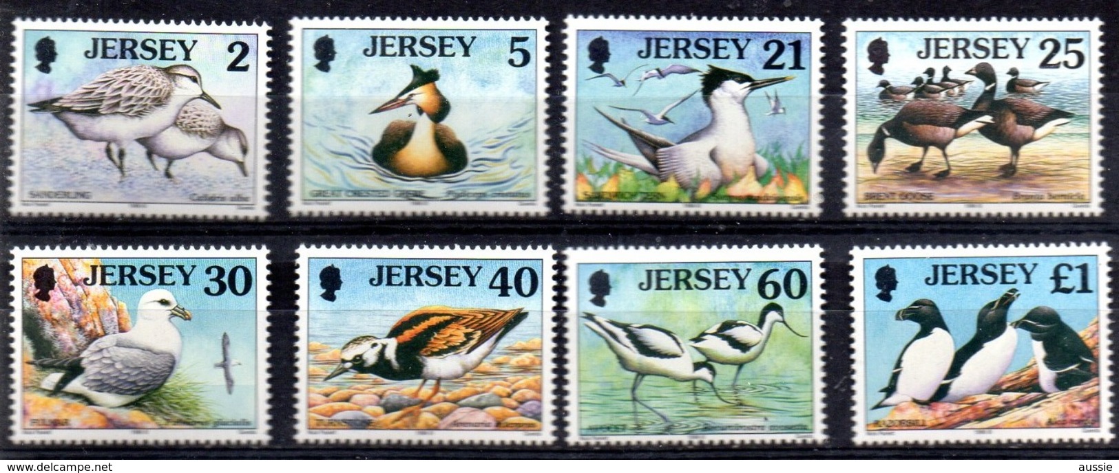 Jersey 1998 Yvertn° 806-813 *** MNH Cote 14,00  Euro Faune Oiseaux Vogels Birds - Jersey