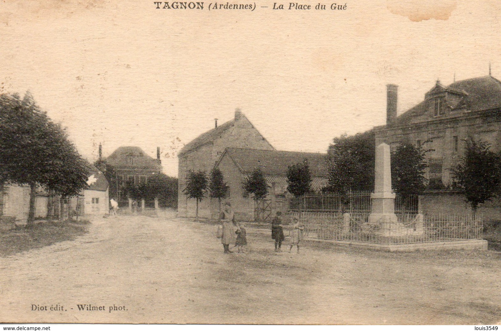 Tagnon -   La  Place  Du  Gué. - Sonstige & Ohne Zuordnung