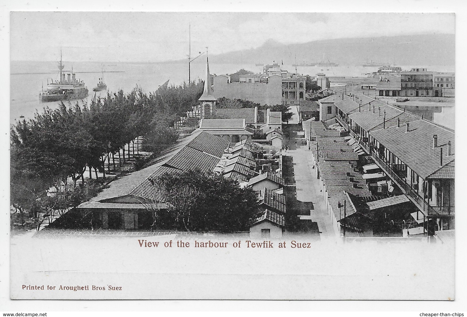 View Of The Harbour Of Tewfik At Suez - Undivided Back - Suez