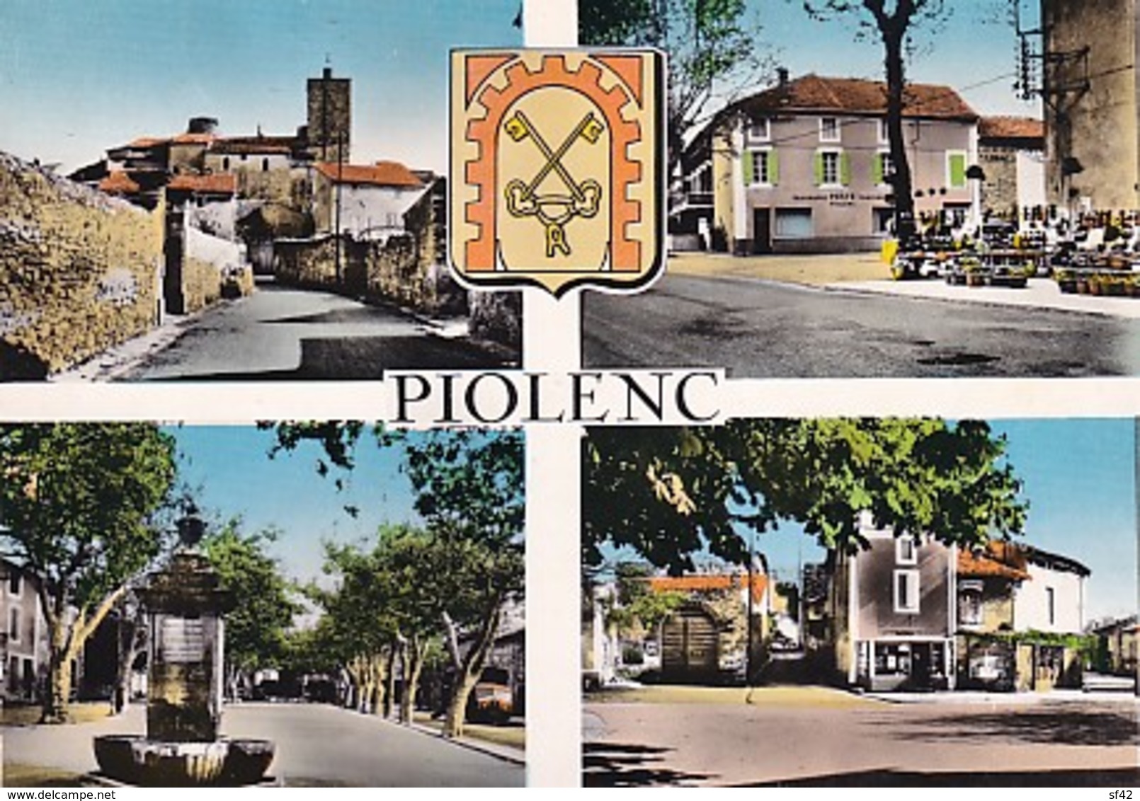 SOUVENIR DE  PIOLENC      4 VUES - Piolenc