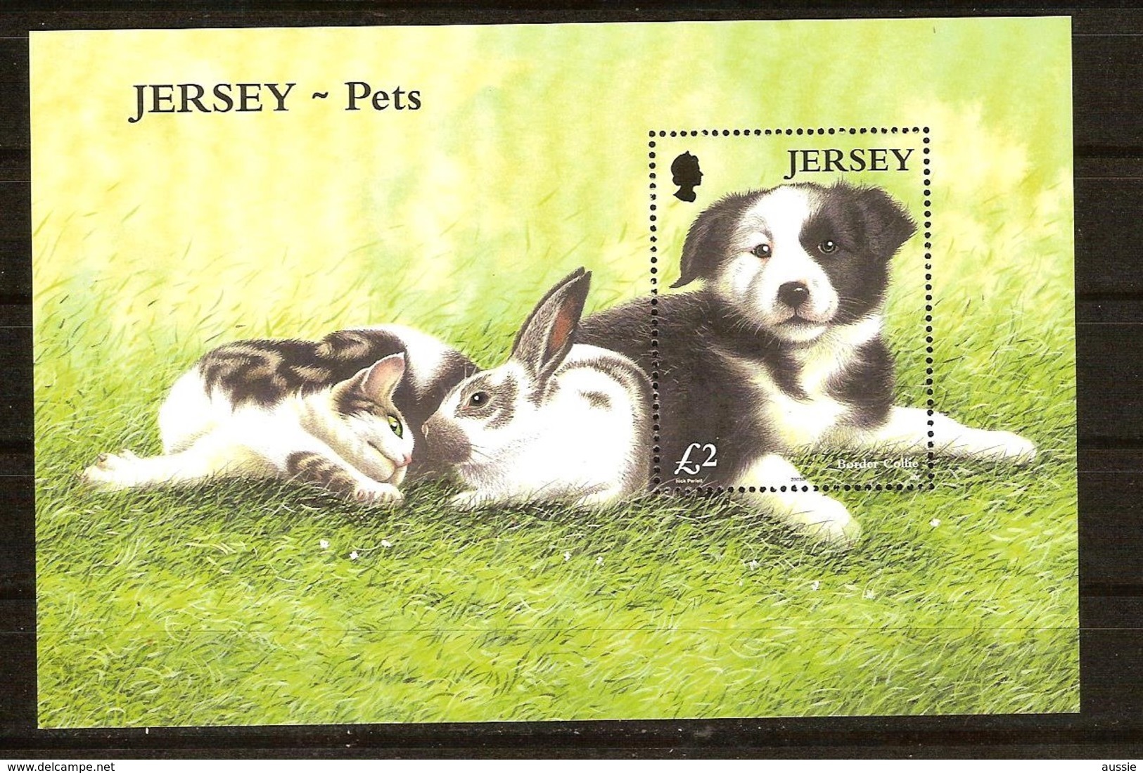 Jersey 2003  Yvertn° Bloc 50 *** MNH Cote 10 Euro Faune  Chiens Honden Dogs - Jersey