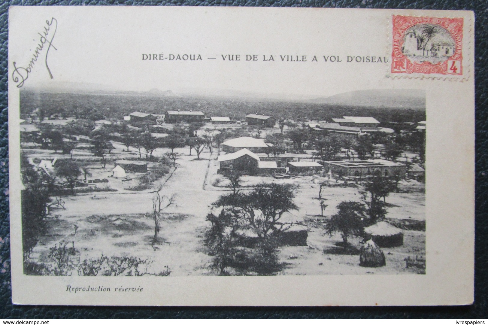 Ethiopie Dire Daoua Vue Ville  Cpa Timbrée - Etiopia