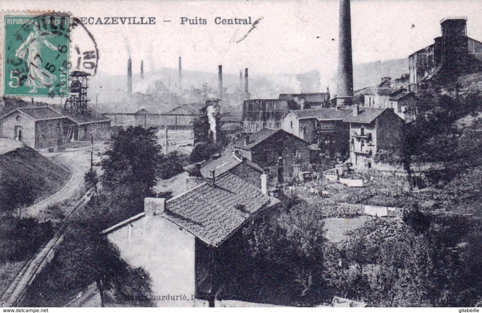 12 - Aveyron - DECAZEVILLE - Puits Central - Decazeville