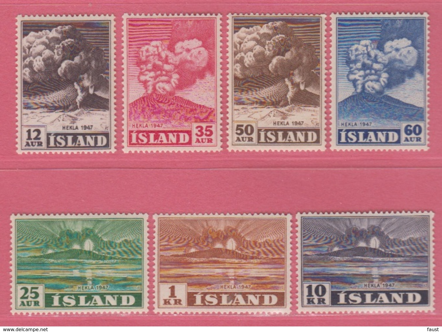 1948 ** (sans Charn., MNH, Postfrish)  Yv. 208/4  Mi. 247/3   Fa  281/7 - Unused Stamps