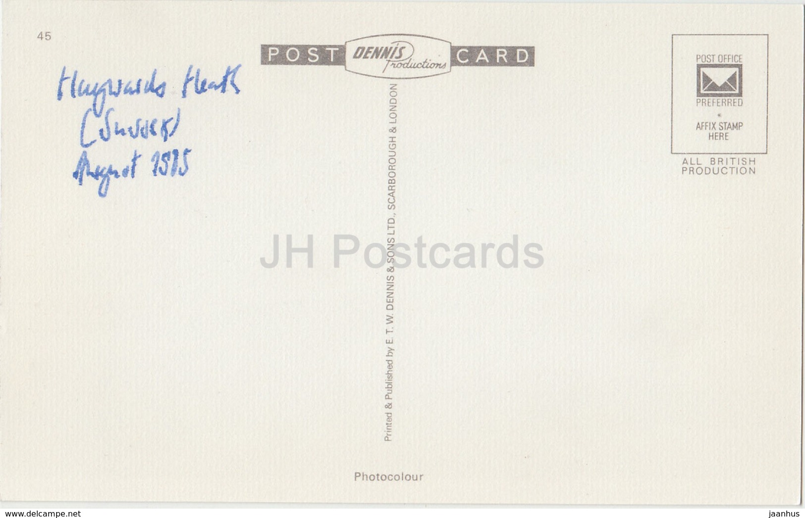 Haywards Heath - St. Wilfrid' S Church - H.3303 - 1985 - United Kingdom - England - Used - Autres & Non Classés