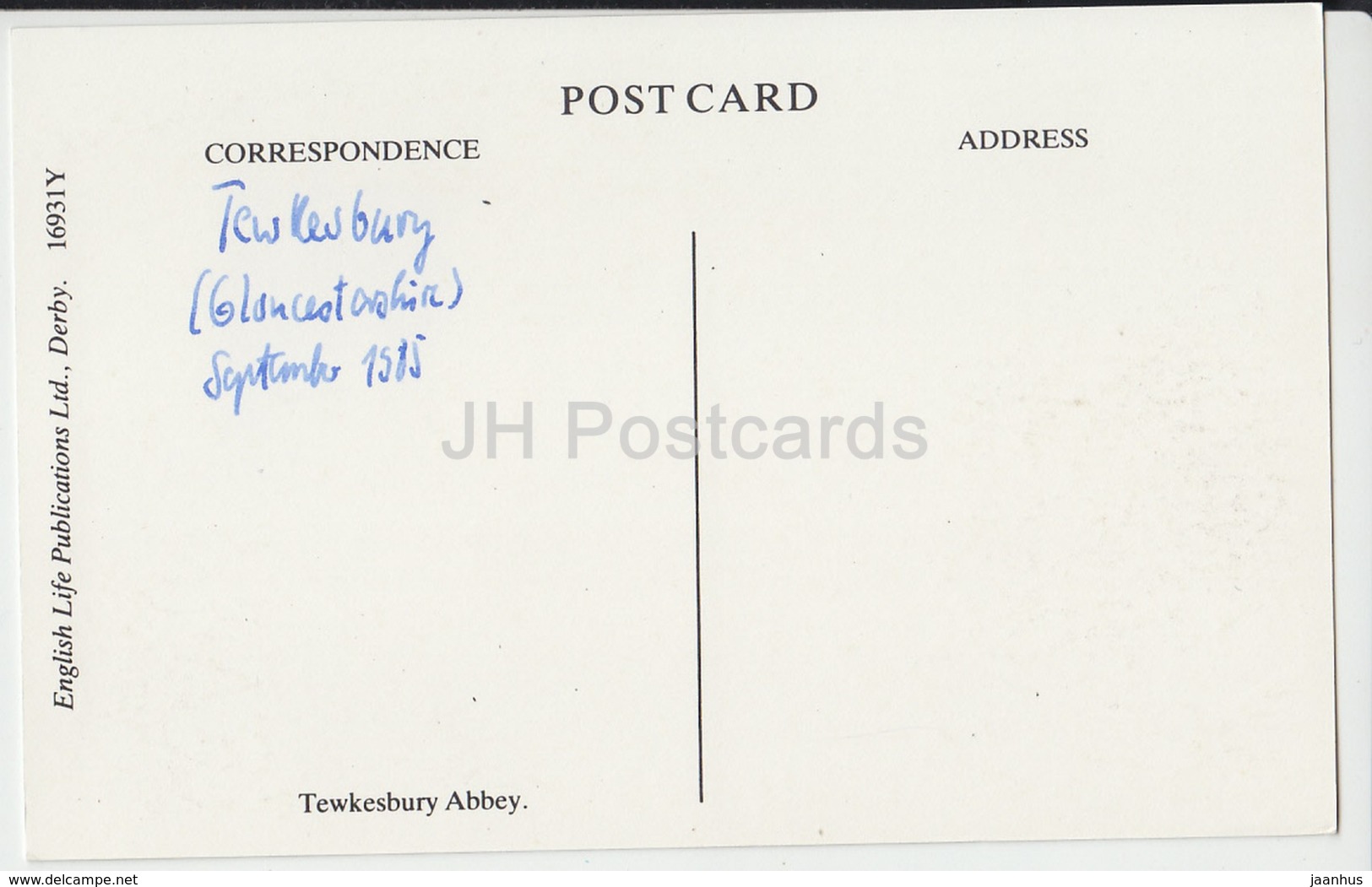 Tewkesbury Abbey - 1985 - United Kingdom - England - Used - Gloucester