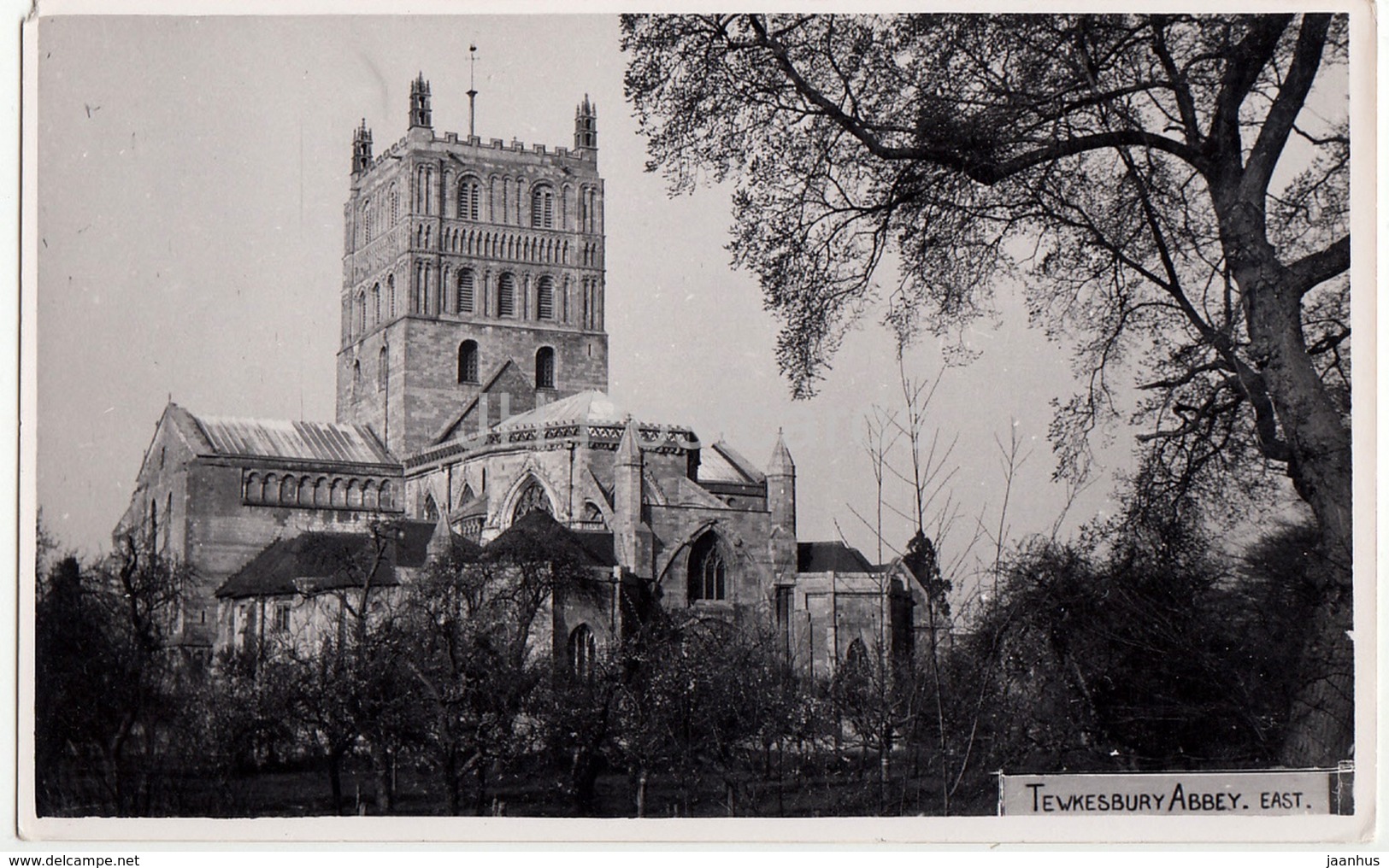 Tewkesbury Abbey - East - 1952 - United Kingdom - England - Used - Gloucester